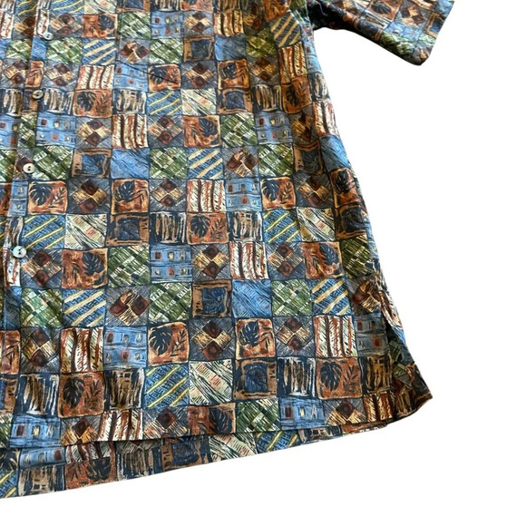 Tori Richard Button-Down Hawaiian Print Shirt Top Short Sleeve Size XL Men's - Picture 4 of 9